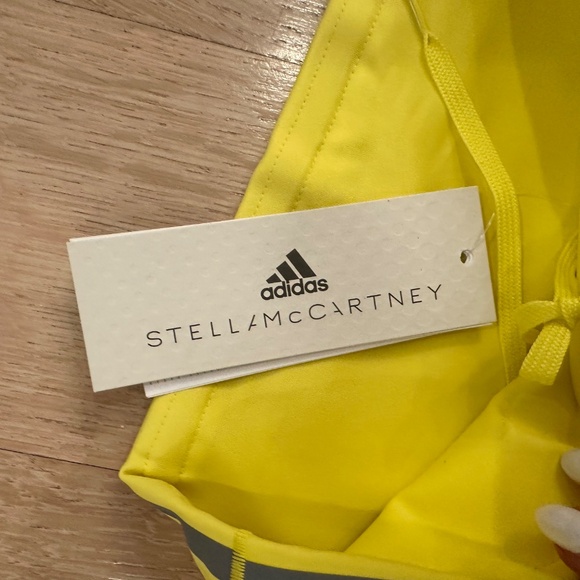 NWT adidas by Stella McCartney True Pace Neon Yellow Leggings S - Picture 7 of 9